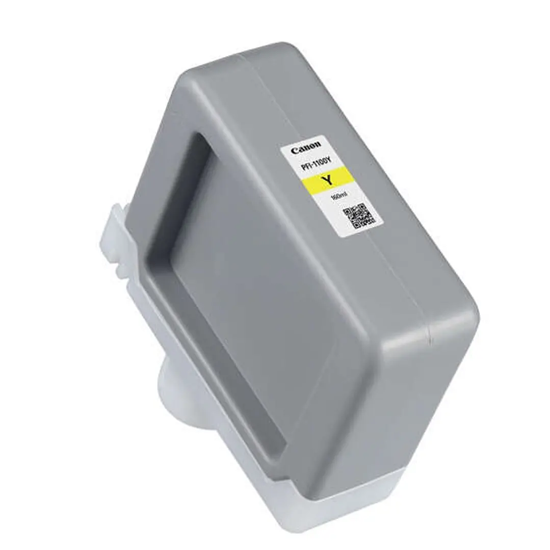 Canon PFI1100 Amarillo Cartucho de Tinta Original - 0853C001/PFI-1100Y 1
