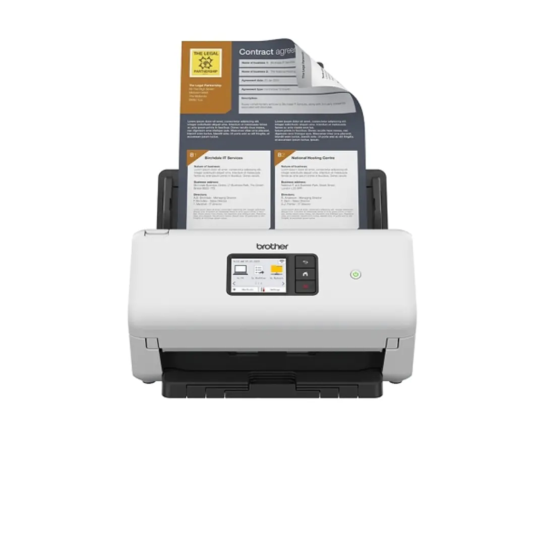 Brother ADS-4550W Escaner de sobremesa WiFi - Hasta 70ppm - Alimentador Automatico de 60 Hojas - Doble Cara 1