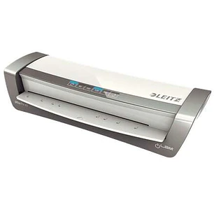 Leitz iLAM Office Pro A3 Plastificadora A3 - Calentamiento en 1min - Tiempo aprox. Plastificacion A4 40seg - Grosores de 80 a 175mic - Color Blanco/Pl