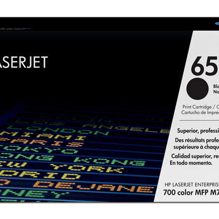 HP CE340A Negro Cartucho de Toner Original - 651A 1