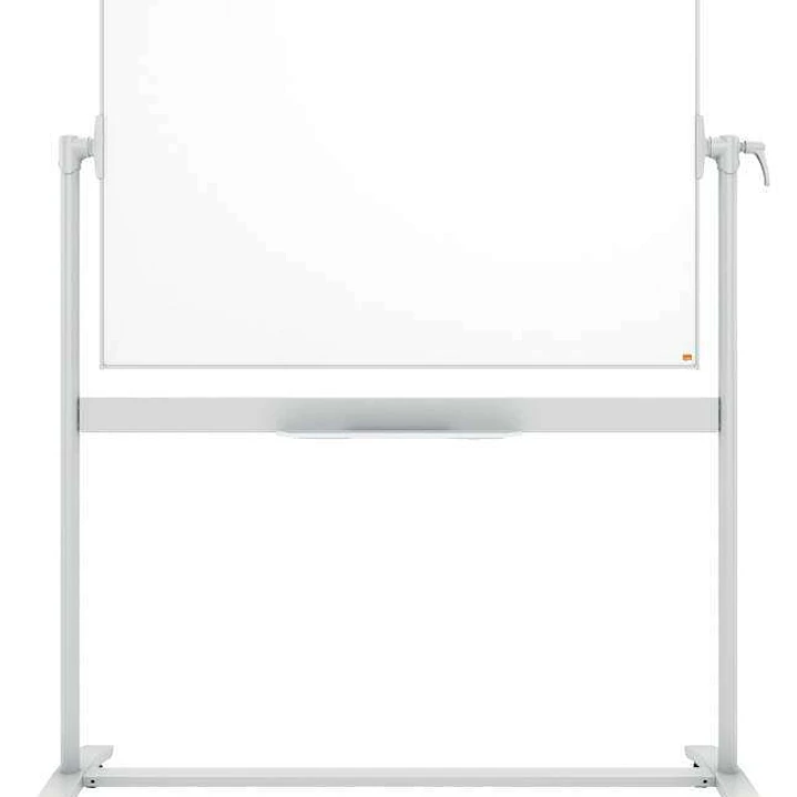 Nobo Pizarra Blanca Movil de Esmalte Classic - 1200 × 900mm - Diseño Puntero - Color Blanco 1