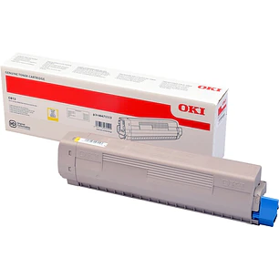 OKI C813 Amarillo Cartucho de Toner Original - 46471113