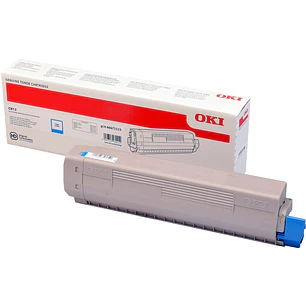 OKI C813 Cyan Cartucho de Toner Original - 46471115