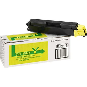 Kyocera TK590 Amarillo Cartucho de Toner Original - 1T02KVANL0/TK590Y