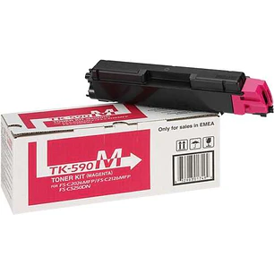 Kyocera TK590 Magenta Cartucho de Toner Original - 1T02KVBNL0/TK590M