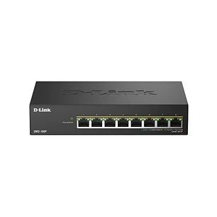 D-Link Switch 8 Puertos 2.5G PoE No Gestionado - Switching 40 Gbps - PoE 230W