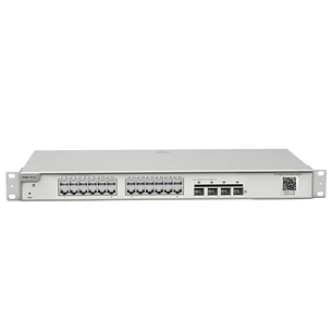 Ruijie RG-NBS5100-24GT4SFP Switch Gestionado - Montaje en Rack 1U - 24 Puertos Ethernet hasta 1Gbps - 4x SFP hasta 1Gbps - Enrutamiento Estatico - Ges