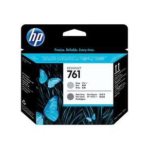 HP 761 Cabezal de Impresion Original - Gris y Gris Oscuro - CH647A