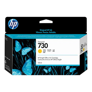 HP 730 Amarillo Cartucho de Tinta Original - P2V64A