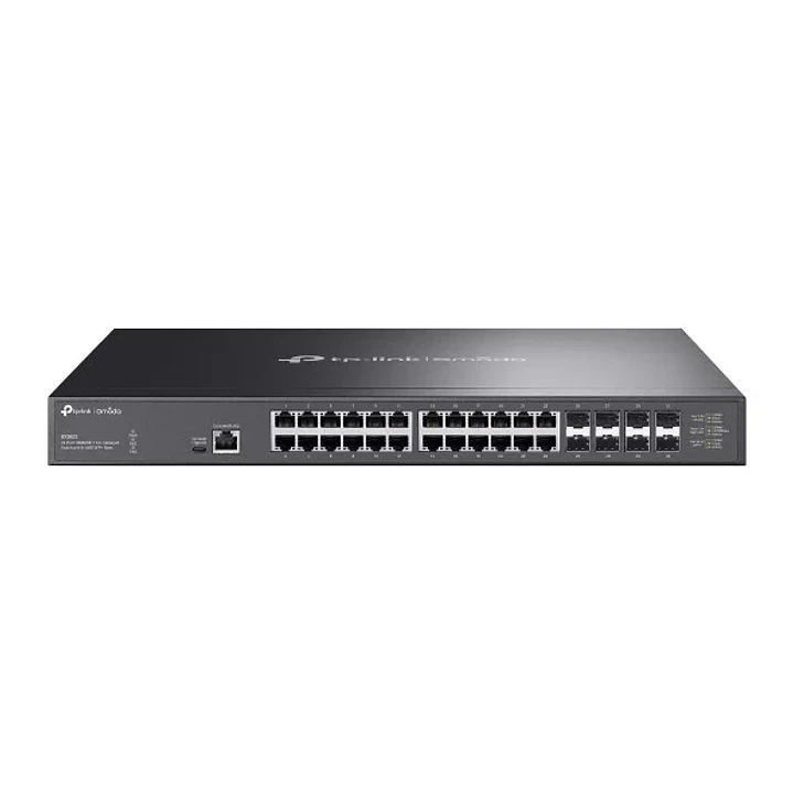 TP-Link Omada SX3832 Switch 32 Puertos - Gestionado - 24xRJ45 10Gbps - 8xSFP+ 10Gbps - Soporta QOS - Conmutacion hasta 640Gbps - Color Negro 1