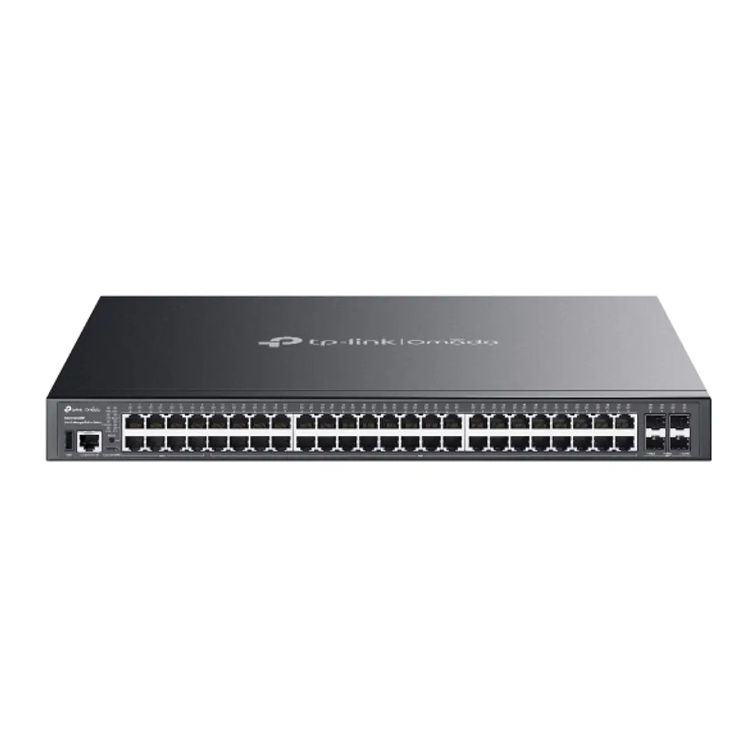 TP-Link Omada SG5452XMPP Switch 52 Puertos - Gestionable - 40xRJ45 PoE+ 1Gbps - 8xRJ45 PoE++ 1Gbps - 4xSFP+ 10Gbps - Soporta QOS - Conmutacion hasta 1 1