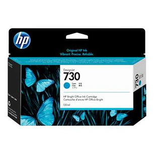 HP 730 Cyan Cartucho de Tinta Original - P2V62A