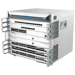 Ruijie RG-NBS7006 Chasis Switch para 9 Modulos - Montaje en Rack 9U - 2 Modulos de Ventilacion Equipados - Color Acero