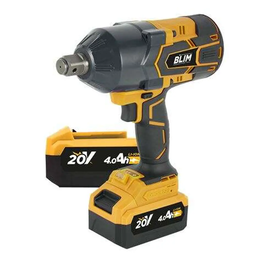 Blim Llave Impacto S/Carbones 1300Nm - 20V - 2 Baterias 4Ah 1