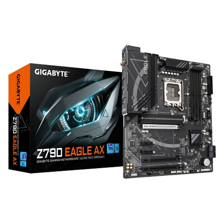 Gigabyte Z790 EAGLE AX Placa Base Intel  1700  4x DDR5 - M,2, SATA - HDMI, DP - WIFI6E - ATX 1