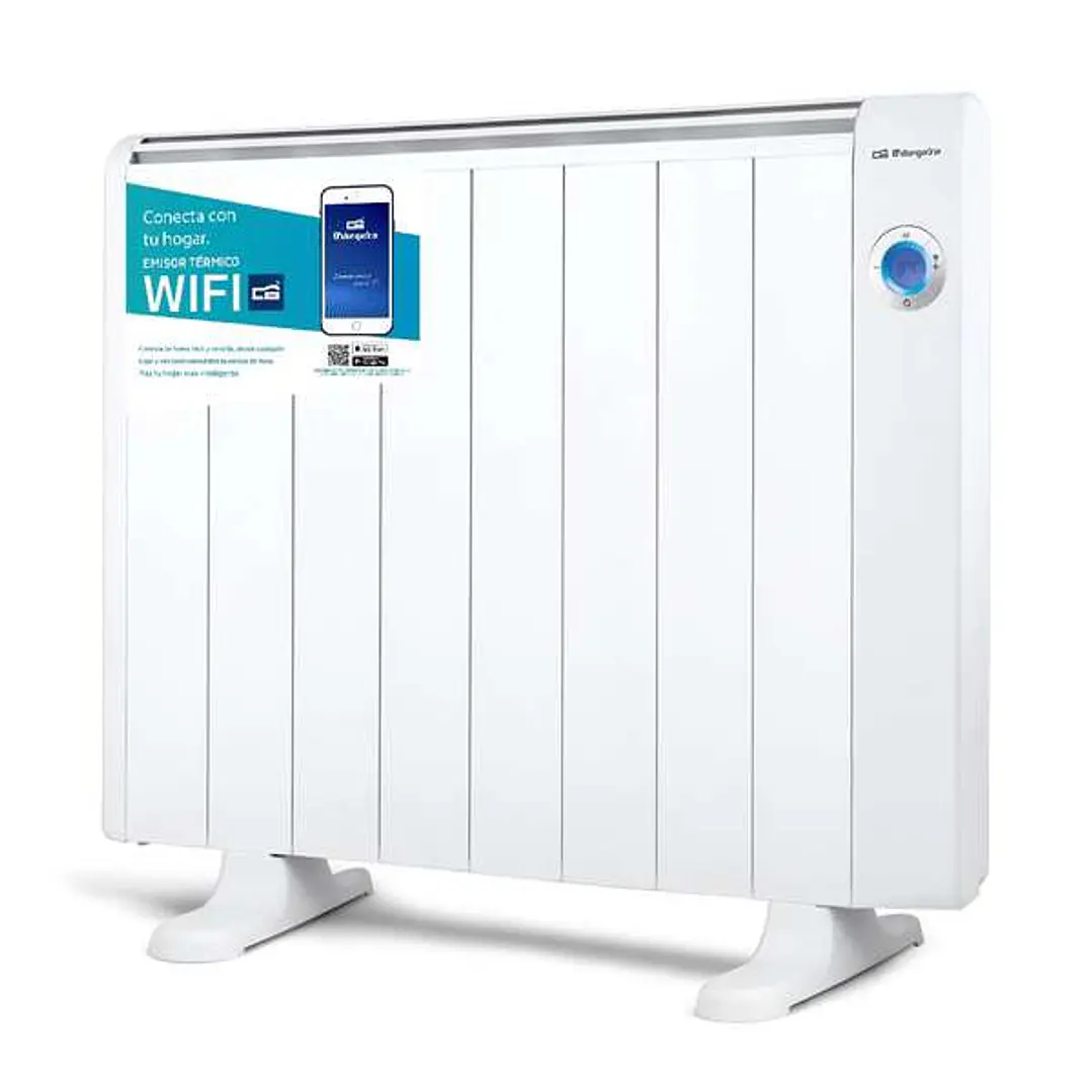 Orbegozo RRW-1500 Wifi Emisor Termico Inteligente - Control por Voz - Deteccion de Ventanas Abiertas - Programacion Diaria y Semanal - 3 Modos de Func 1