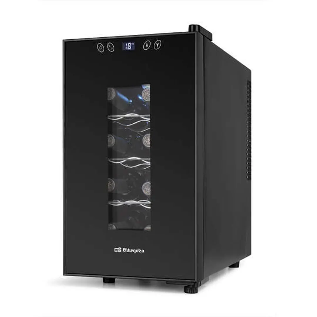 Orbegozo VT 830 Vinoteca Compacta - Conserva y Disfruta del Vino en Casa - Capacidad para 8 Botellas - Control Electronico de Temperatura - Diseño Ele 1