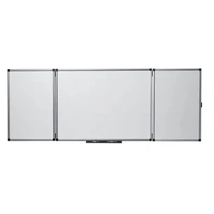 Nobo Classic Pizarra Magnetica Plegable de Esmalte - Medidas Cerrada 1200x900mm, Abierta 2400x900mm - Color Blanco