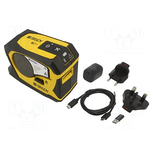 Brady M211 Impresora de Etiquetas Portatil Bluetooth - Resolución: 203ppp - Anchura Maxima de la Etiqueta 19.05mm - Color Amarillo/Negro