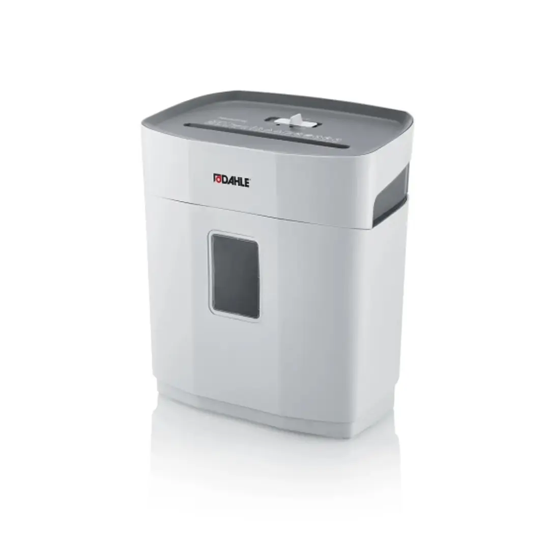 Dahle PaperSAFE 140 Destructora de Papel Manual Corte en Particulas P-4 - Destruye hasta 10 Hojas - Papelera de 12L - Apta para Papel y Tarjetas - Col 1