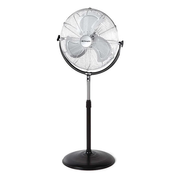 Orbegozo PWS 1846 Ventilador Industrial de Pie - Aspas de 45cm - 3 Velocidades - Altura Ajustable - Asa de Transporte y Rejilla de Seguridad 1