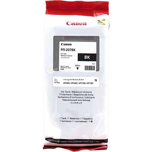 Canon PFI207 Negro Cartucho de Tinta Original - PFI207BK/8789B001