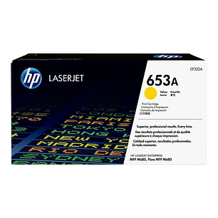 HP CF322A Amarillo Cartucho de Toner Original - 653A