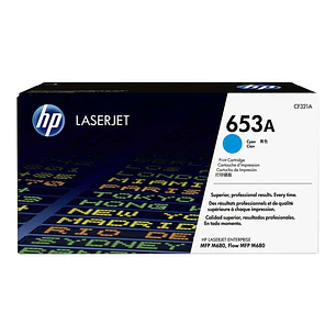 HP CF321A Cyan Cartucho de Toner Original - 653A