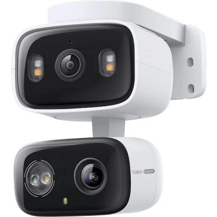 TP-Link Tapo C246D Camara de Seguridad Exterior - 2K QHD - 2 Lentes - WiFi - Resolucion 3Mpx - Vision Nocturna - Audio Bidireccional - Cancelacion de  1