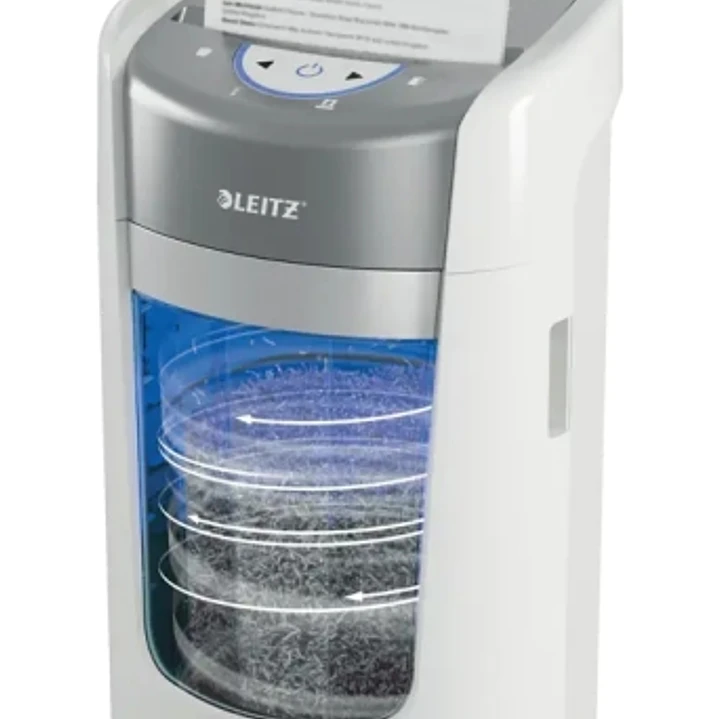 Leitz IQ OptiMax Home Office 225 Destructora de Papel Manual DIN P5 - Destruye hasta 6 Hojas - Tiempo de Funcionamiento Continuo 20m - Papelera de 15L 1
