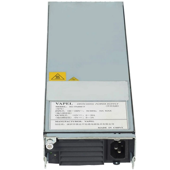 Ruijie RG-PA600I-P-F Modulo de Alimentacion - Potencia hasta 600W - Protecciones contra Sobrecarga y Cortocircuito - 600W - Color Acero 1