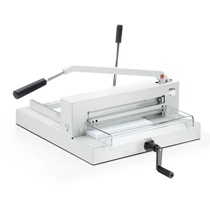 DHP IDEAL 4305 Guillotina para Gruesos de Palanca con Capacidad hasta 500 Hojas (70 g/m²) - Hoja de Acero Aleman - Palanca con Sistema de Proteccion -