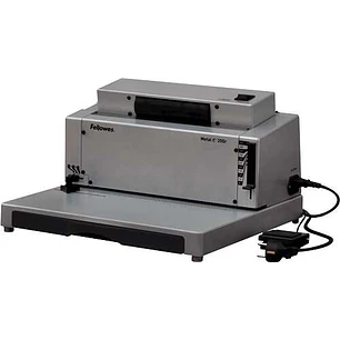 Fellowes Metal E 200R Encuadernadora Electrica de Espiral A4 - Perfora hasta 20 Hojas - Encuaderna hasta 450 Hojas