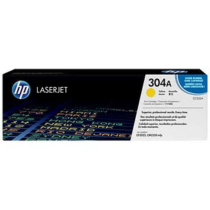 HP CC532A Amarillo Cartucho de Toner Original - 304A