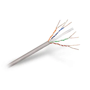 Aisens Bobina de Cable de Red RJ45 LSZH Cat.6 UTP Rigido AWG24 - 305m - Libre de Halogenos y 100% Cobre para Instalacion - Color Gris