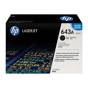 HP Q5950A Negro Cartucho de Toner Original - 643A