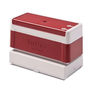 Brother PR4090R6P Pack de 6 Monturas de Sellos Originales - 40x90mm - Color Rojo