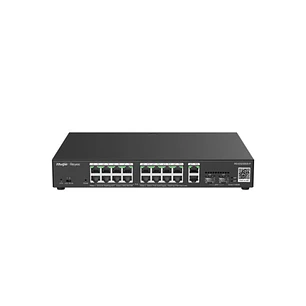 Ruijie RG-ES220GS-P Switch de Sobremesa - 18 Puertos Ethernet hasta 1Gbps - 2x SFP 1Gbps - PoE/PoE+ hasta 250W - Carcasa de Acero - Gestion Inteligent
