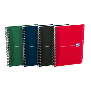 Oxford Office Essentials A5 Cuaderno de Tapa Blanda - Indice Alfabetico A-Z - 1 Linea por Pagina - 90 Hojas - Colores Surtidos
