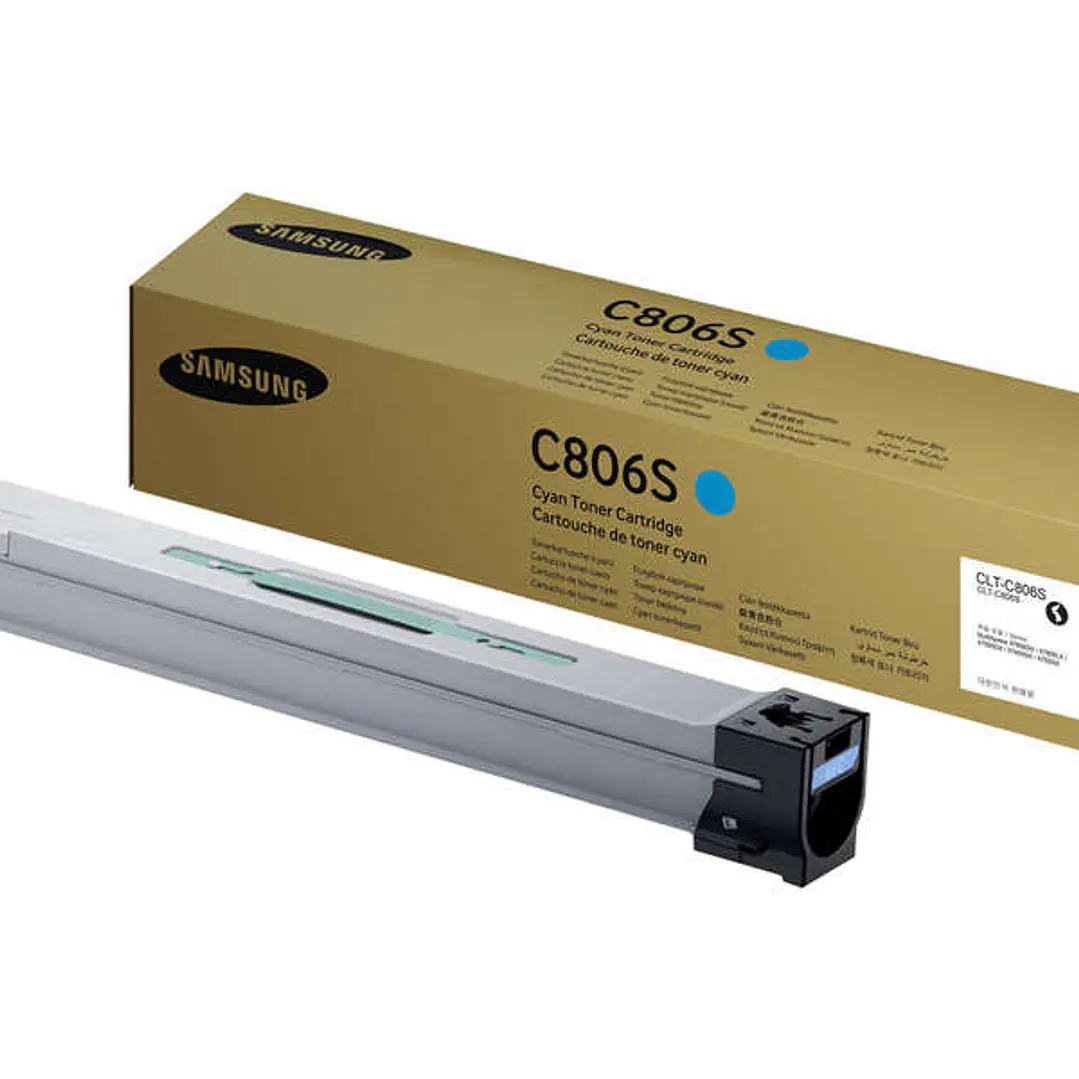 Samsung CLT-C806S Cyan Cartucho de Toner Original - SS553A 1