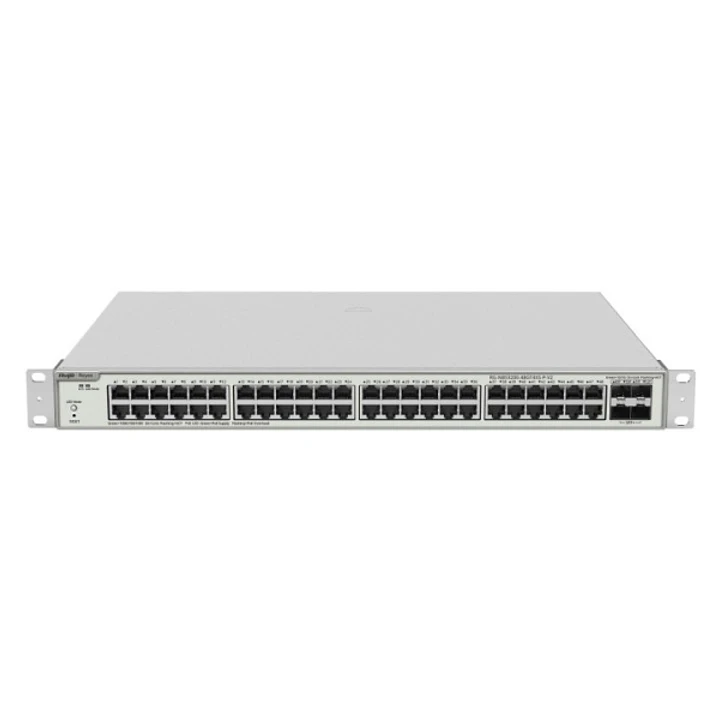 Ruijie RG-NBS3200-48GT4XS-P-V2 Switch Gestionado en Capa 2 - Montaje en Rack 1U - 48 Puertos Ethernet hasta 1Gbps - 4x SFP+ hasta 10Gbps - PoE/PoE+ ha 1