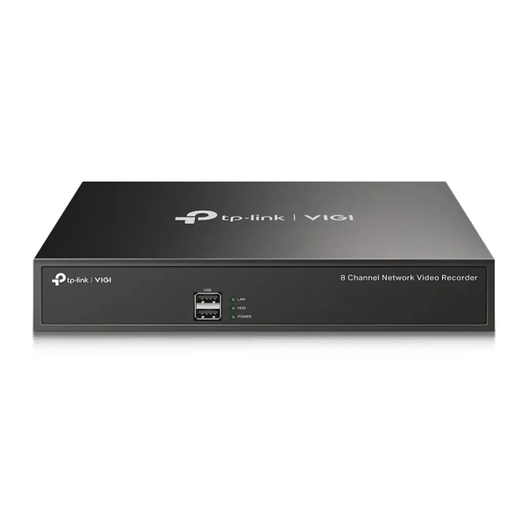 TP-Link Vigi NVR1008H Grabadora para Videovigilancia - Gestion hasta 8 Canales - Ethernet - HDMI - VGA - USB - Interfaz SATA - Soporta hasta 10TB - De 1
