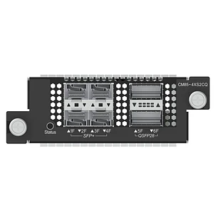 Ruijie CM85-4XS2CQ Tarjeta Switch de Expansion - 4x SFP+ hasta 10Gbps - 2x QSFP28 hasta 100Gbps - Color Negro