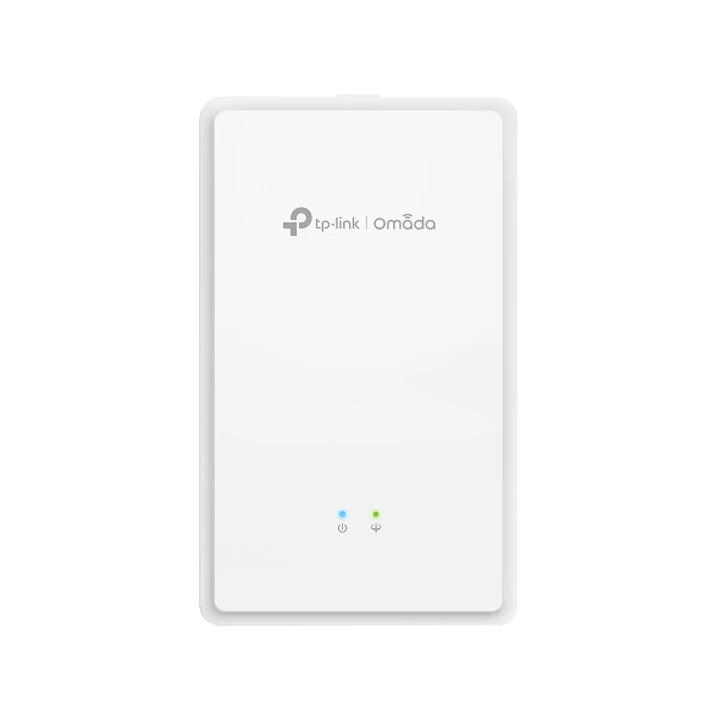 TP-Link Omada EAP625GP-Wall Punto de Acceso de Doble Banda - PoE - Velocidad 1.8Gbps - Cobertura hasta 50m2 - 120 Clientes - Incluye Kit de Montaje -  1