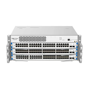 Ruijie RG-NBS7003 Switch con 3 Modulos - Montaje en Rack 4U - 2 Ranuras de Alimentacion - Modulo Ventilador Ampliable - Color Acero