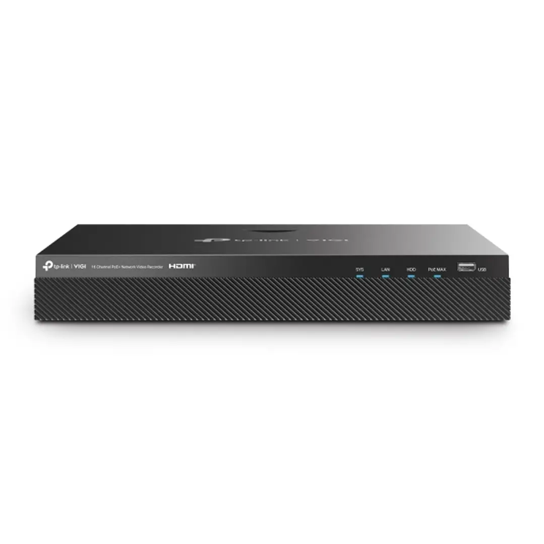 TP-Link Vigi NVR2016H-16P Grabadora para Videovigilancia - Gestion hasta 16 Canales - HDMI - VGA - Soporta Almacenamiento hasta 20TB - Decodificacion  1