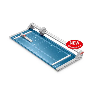 Dahle 554 Cizalla Profesional de Rodillo Formato A2 - Capacidad 20 Hojas - Longitud de Corte 720mm - Cuchilla Circular Autoafilable de Acero