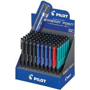 Pilot Synergy Point Expositor de 60 Boligrafos de Gel Retractiles - Punta Fina 0.5mm - Trazo 0.25mm - Recargable - Colores Surtidos