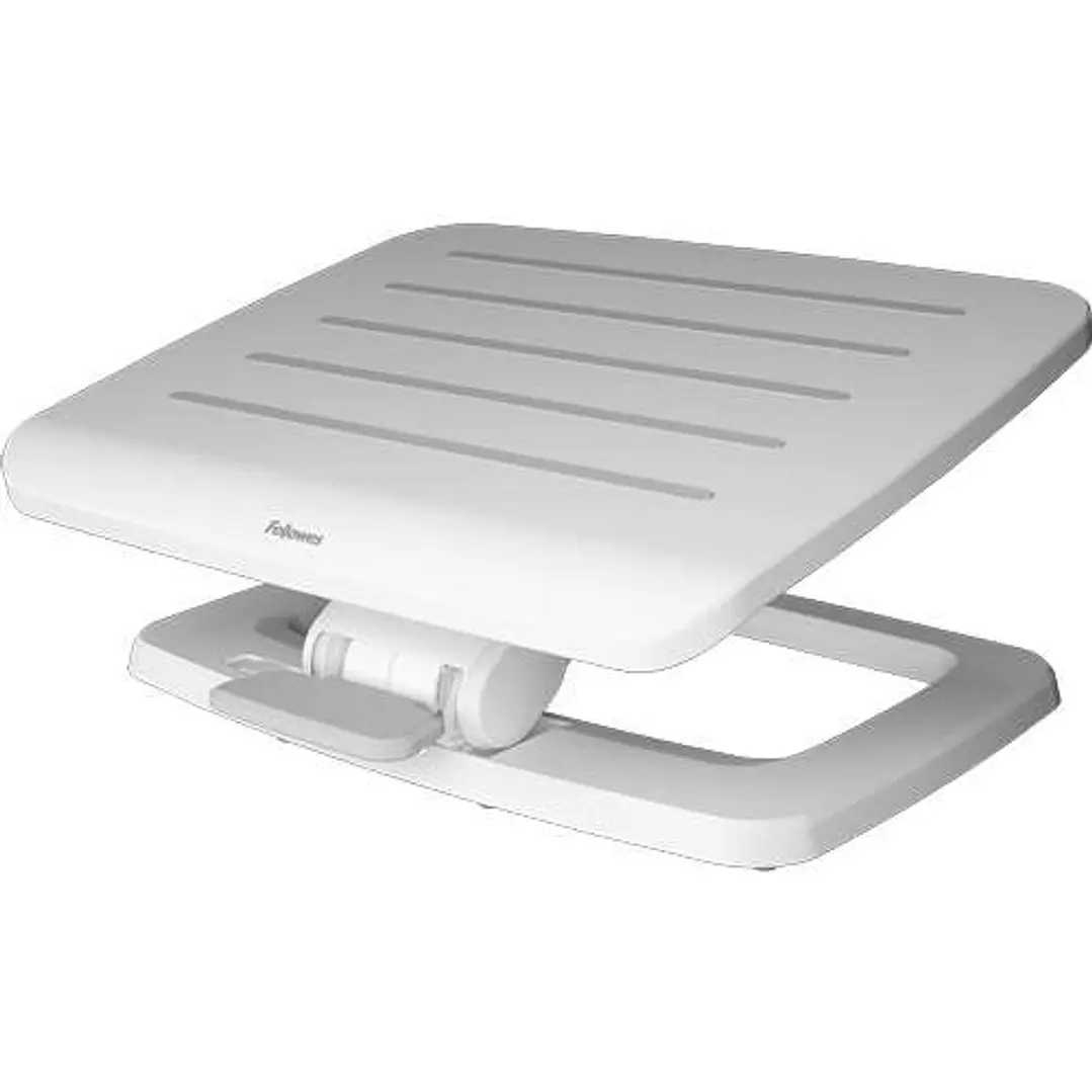 Fellowes Hana LT Plataforma Flexible con Ajuste Manos Libres - Superficie Antideslizante - Movimiento Activo - Color Blanco 1