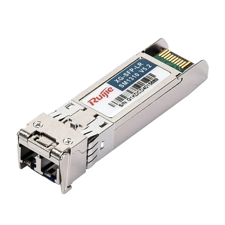 Ruijie XG-SFP-LR-SM1310 Modulo Transceptor SFP+ - 10GBase-LR - Fibra Optica hasta 10km - Velocidad hasta 10Gbps - Conector LC - Longitud de Onda de 13 1